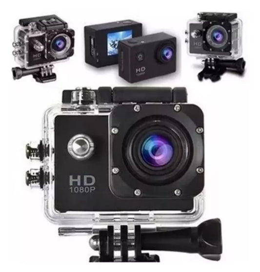 Camara deportiva sumergible Full HD
